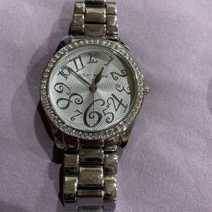 Betsy Johnson silver watch
